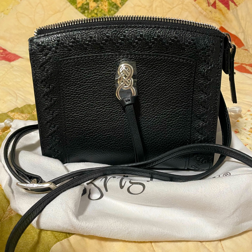 Brighton Gigi Mini Cross Body Bag Black Interlok
